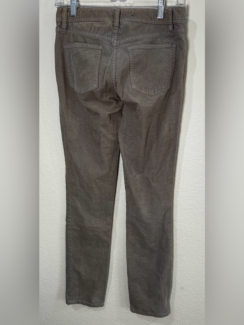 Tory Burch women’s taupe Corduroy Pants with Gold Accents size 25 - Picture 6 of 6